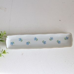 Coquette porcelain trinket dish tray